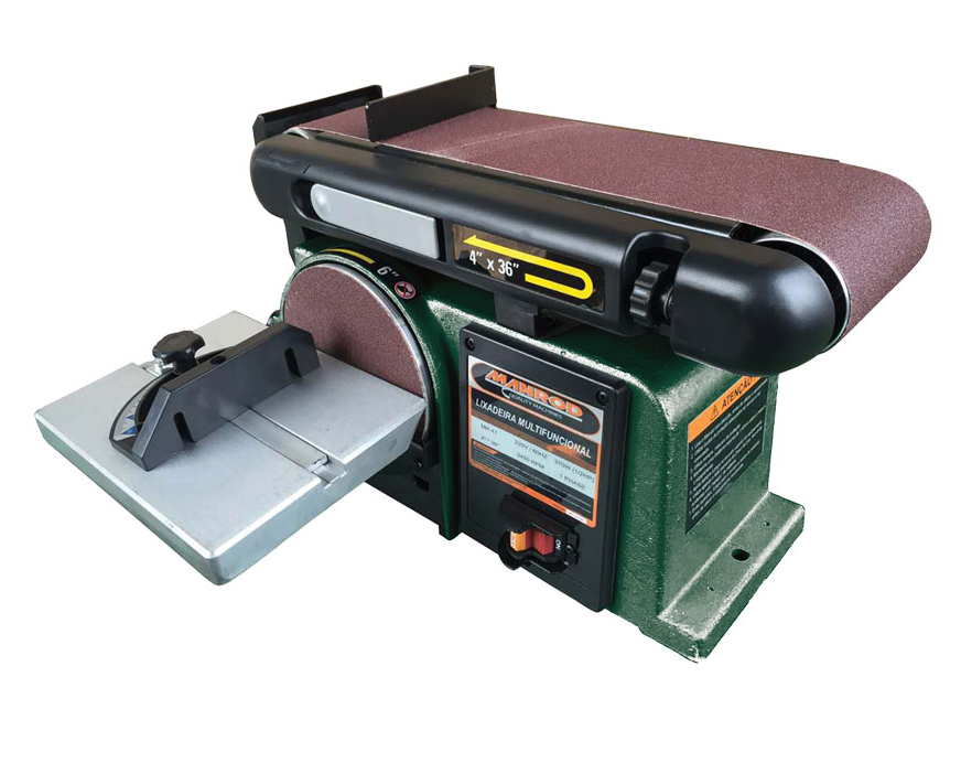 מלטשת סרט שולחן כולל צד 370W